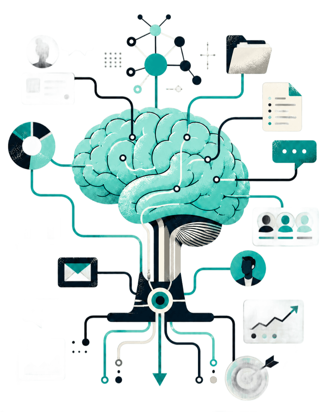 GTM Brain architecture illustration